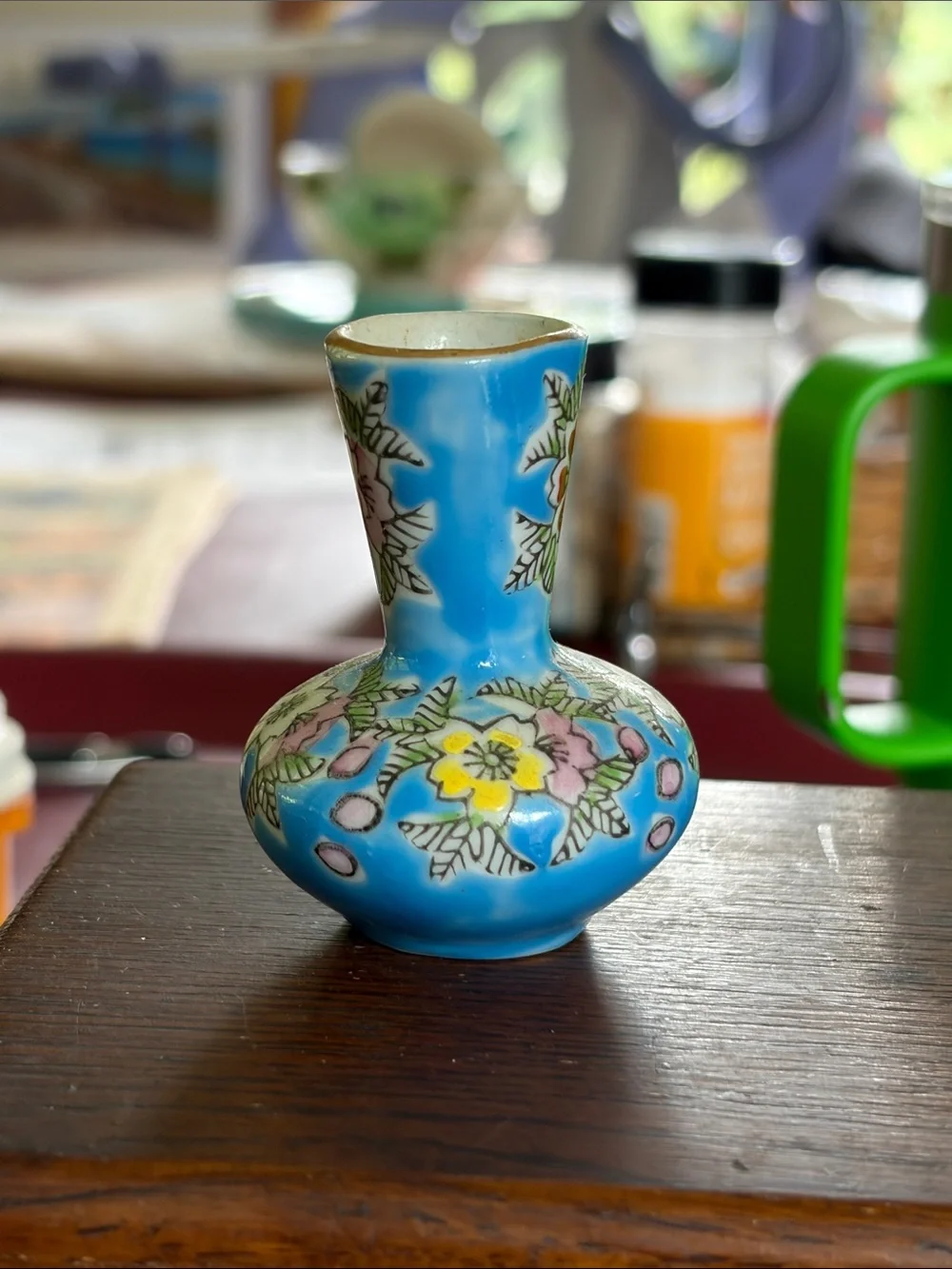 Mini Cloisonné Decoratively Vase Trio